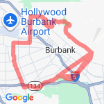 OCP Burbank hills route map