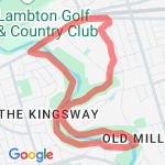 Lower Valley Loop route map