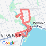 21 k Hilly route map