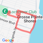 SAVE A LIFE 5K GP SHORES ROUTE route map