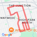 3 Mile Starter route map