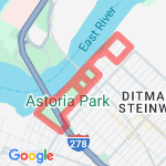 Astoria Park Loop route map