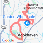 9 Miles CClub & Lanier route map