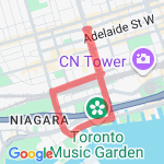 3K+ Spadina Bathurst Spadina route map