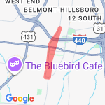 3 mile Lipscomb Loop route map