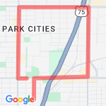5 mile around smu route map