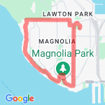 Long Magnolia Loop route map