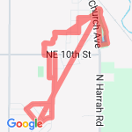 Harrah 5 route map