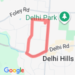 2 mi to morvue delhi pike route map