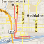 5K Race Against Racism route map