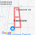 sheridan/kenmore route map