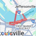 Louisville Bridge Run route map