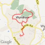 6 mile loop route map