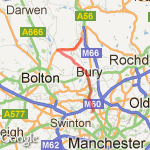 Home to Rammy and back 25miles route map
