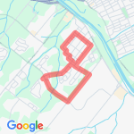 Number Street 4mi. route map