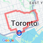 Around the Downtown route map