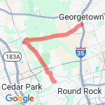 Half Marathon route map