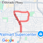 ridge to mckinney ranch route map