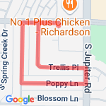 Home Quick Run route map