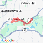 Mariemont Bike Rt 8-2 route map
