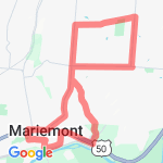 Mariemont Indian Hill Loop route map