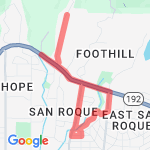 3 Mile run from home route map