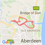 seaton park and then the playing fields route map
