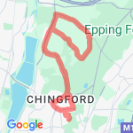 Sunday morning  route map