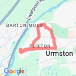 Golf course route map