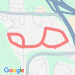 Chapel Hill route map