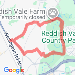 Reddish Vale route map