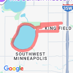 Harriet and back route map