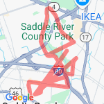 Running 2/26/2013 route map