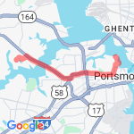 Naval Medical Center route map