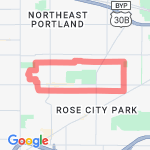 flat 4 miles easy no hills  route map