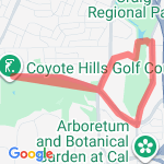 Hills and park route map