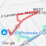 Becky's Street route map