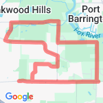 Cary 9 miler route map