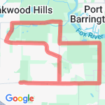 Cary 9 miler route map
