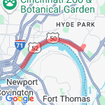 Riverside 8 mi  route map