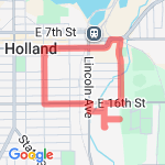 16th Cemetary route map