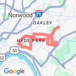 Hyde Park route map