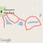 2.38 mile route route map