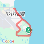 Golf Curse Tour route map