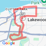 MetroParks 8 mile route map