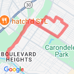 river des peres & ssp route map