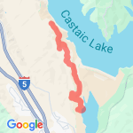 Castaic second half route map