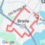 Brielle %k route map