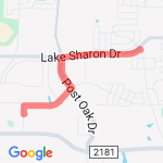 3 Mile there and back with Hills  route map