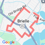 Brielle %k route map